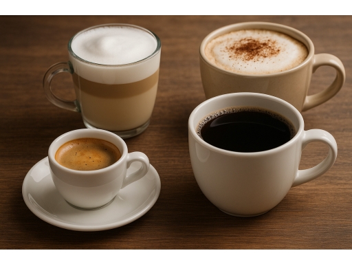 Olika sorters Kaffekopp