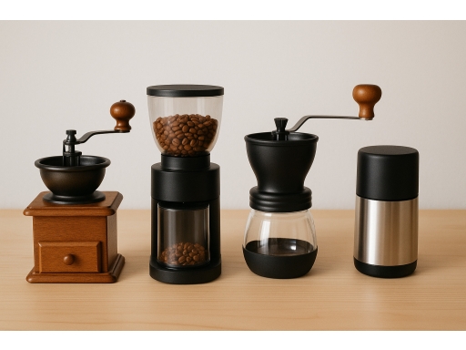 Olika sorters Kaffekvarn