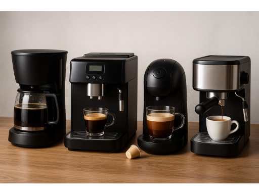 Olika sorters Kaffemaskin