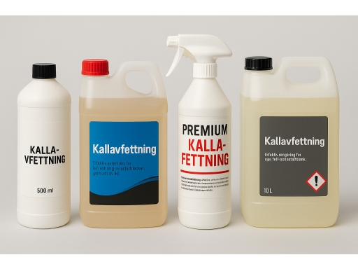 Olika sorters Kallavfettning
