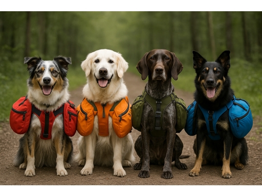 Olika sorters Klövjeväska hund