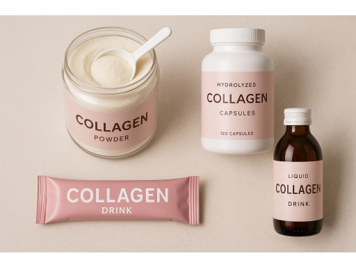 Olika sorters Kollagentillskott