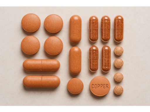 Olika sorters Koppartabletter
