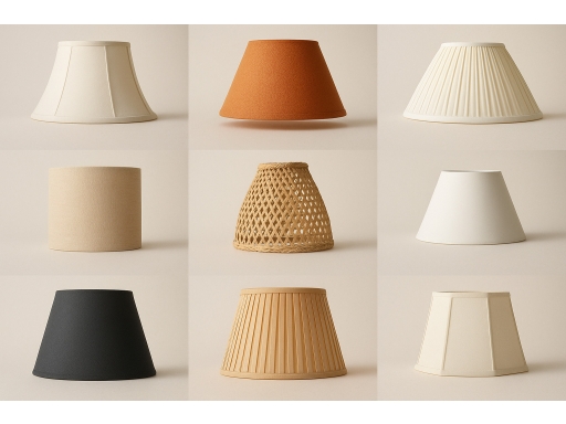 Olika sorters Lampskärm