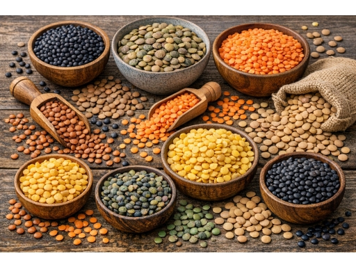 Olika sorters Linser