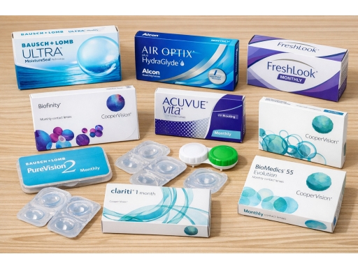 Olika sorters Månadslinser