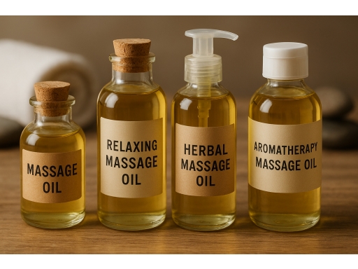 Olika sorters Massageolja