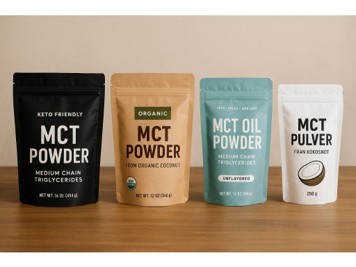 Olika sorters MCT Pulver