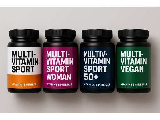 Olika sorters Multivitamin Sport