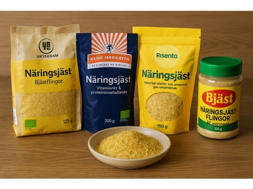 Olika sorters Näringsjäst