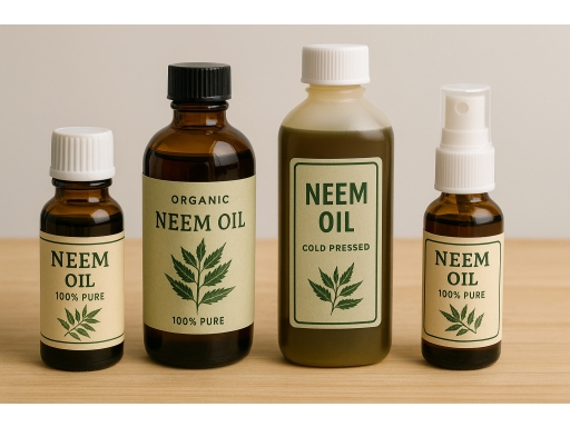 Olika sorters Neemolja