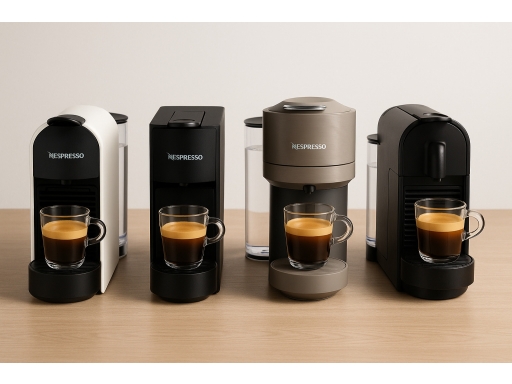 Olika sorters Nespresso maskin