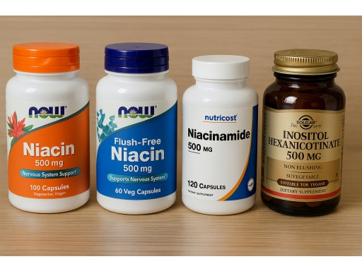 Olika sorters Niacin
