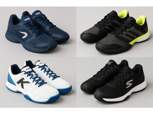 Olika sorters Padelskor för herrar