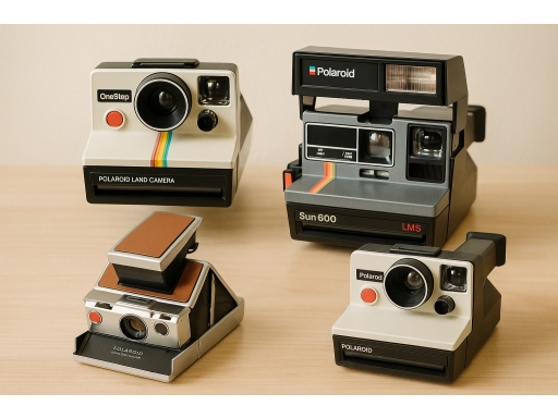 Olika sorters Polaroidkamera