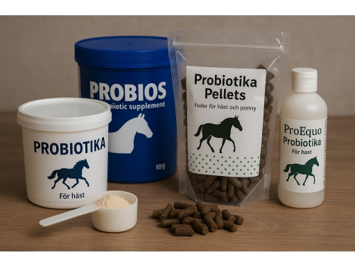 Olika sorters Probiotika häst