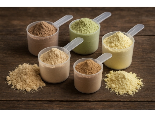 Olika sorters Proteinpulver