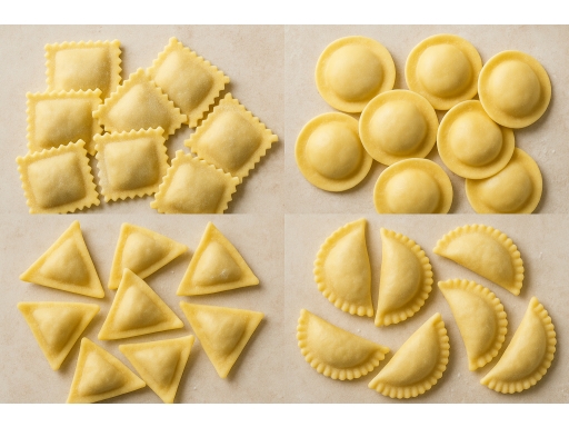 Olika sorters Raviolistans