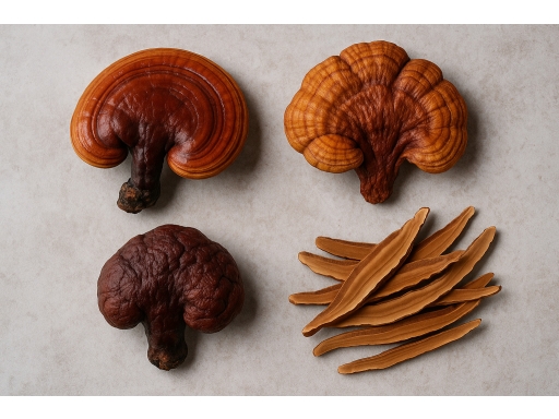 Olika sorters Reishi