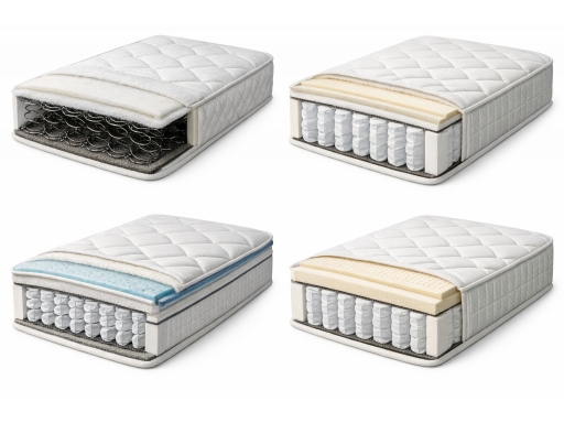 Olika sorters Resårmadrass