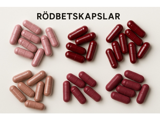 Olika sorters Rödbetskapslar