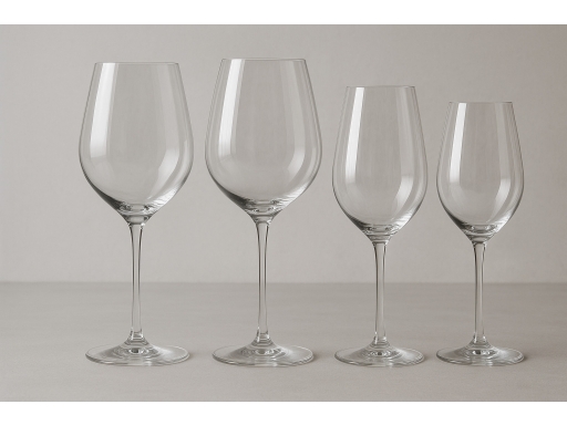 Olika sorters Rödvinsglas