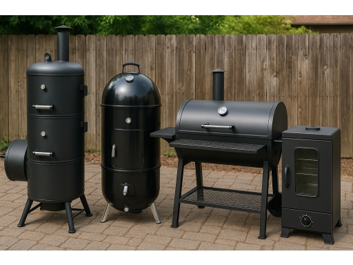 Olika sorters Rök grillar