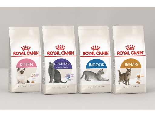Olika sorters Royal canin kattmat