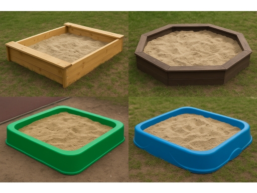 Olika sorters Sandlåda