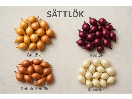 Olika sorters Sättlök