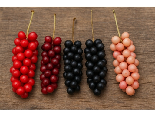 Olika sorters Schisandra