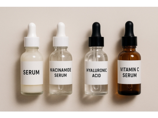 Olika sorters Serum för ansikte