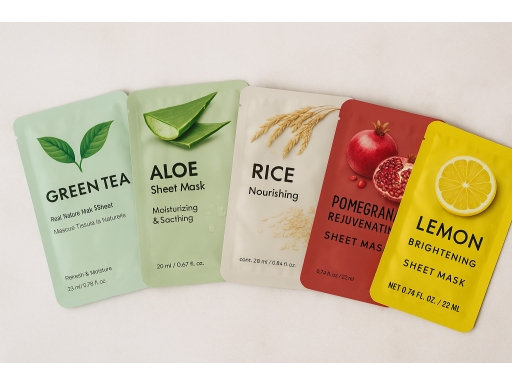 Olika sorters Sheet mask