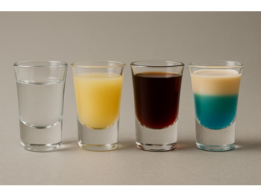 Olika sorters Shotsglas
