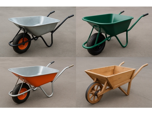 Olika sorters Skottkärra