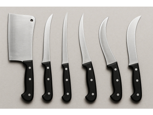 Olika sorters Slaktkniv