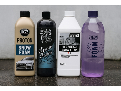 Olika sorters Snow Foam