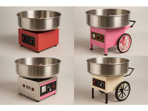 Olika sorters Sockervaddmaskin
