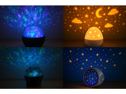 Olika sorters Stjärnhimmel lampa