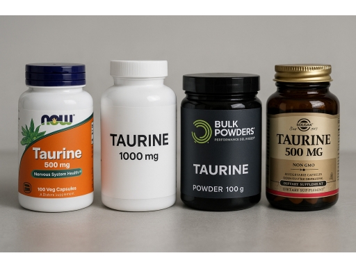 Olika sorters Taurin