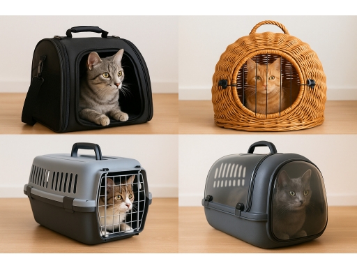 Olika sorters Transportväska katt