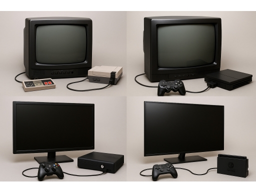 Olika sorters TV för TV-spel