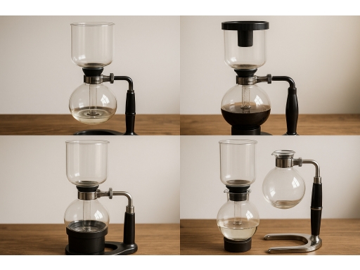 Olika sorters Vakuumkaffebryggare