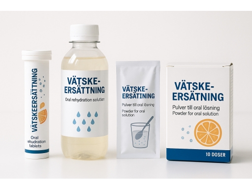 Olika sorters Vätskeersättning