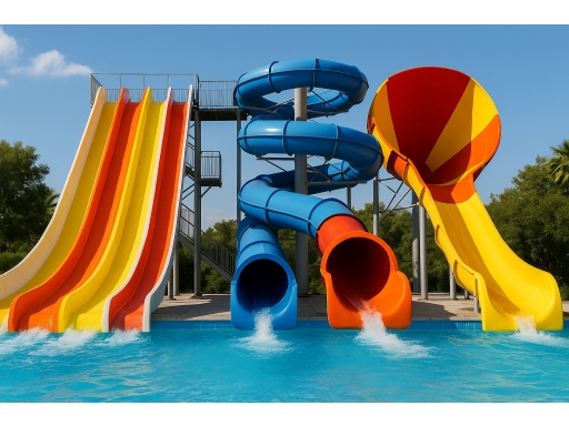 Olika sorters Vattenglidbana