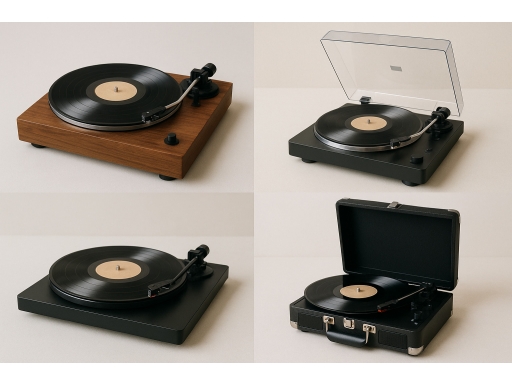Olika sorters Vinylspelare