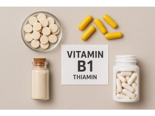 Olika sorters Vitamin B1 Tiamin