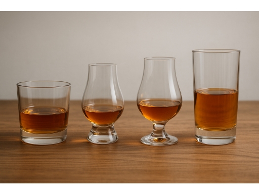Olika sorters Whiskyglas