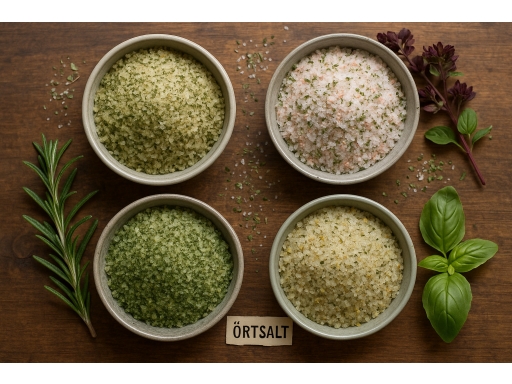 Olika sorters Örtsalt