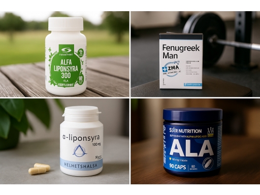 Produktguide testar Alfa Liponsyra
